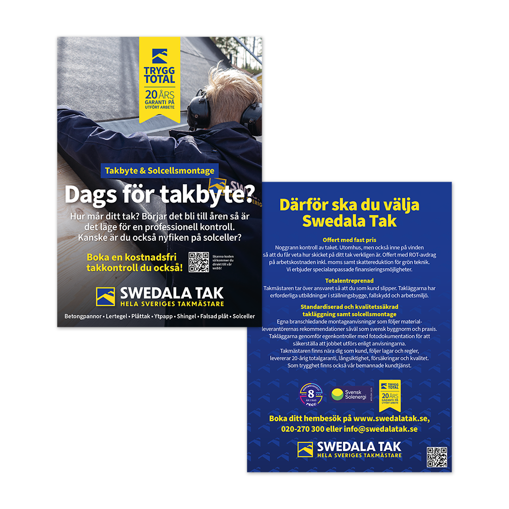 A5 Flyers - Dags för takbyte? 26-03-18