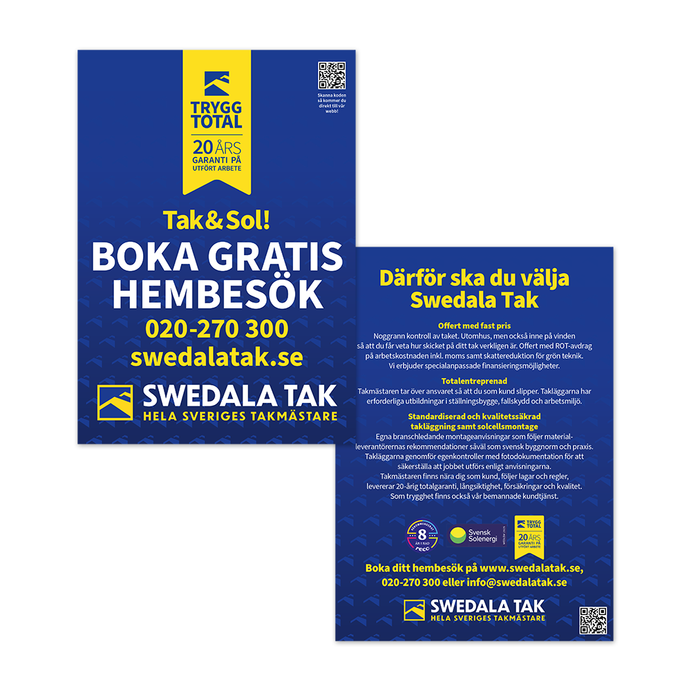 Boka gratis hembesök A5 flyer 4+4, 26-03-18